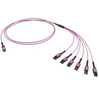 Оптические разветвительные сборки 12ОВ, 1xMTP PRO(12)/6xLC Duplex Uniboot
