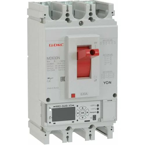 ДКС Авт. выкл. YON MD400Н-MR1 3P 400А 65kA Ir 0.4…1xIn Isd 1.5…10xIn