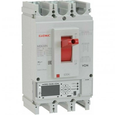 ДКС Авт. выкл. YON MD400N-MR1 3P 400А 40kA Ir 0.4…1xIn Isd 1.5…10xIn ДКС Авт. выкл. YON MD400N-MR1 3P 400А 40kA Ir 0.4…1xIn Isd 1.5…10xIn