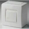 ДКС Коробка в сборе с выключателем, белая