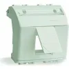 ДКС Адаптер для информационных разъемов Keystone, слоновая кость, 2мод.
