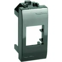 ДКС Адаптер для информационных разъемов SIEMON, черный, 1мод.