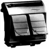ДКС Компьютерная розетка двойная RJ45 кат.6, 8P8C, Brava, черная, 2мод