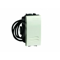 ДКС Переключатель с подсветкой, белый, 1мод.