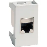 ДКС Розетка RJ-45 кат5E,экр,Viva,1 мод.,сер