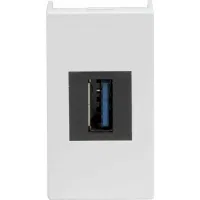 ДКС USB 3.0 розетка, Viva, белая, 1 мод.