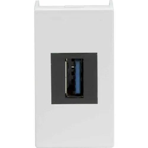 ДКС USB 3.0 розетка, Viva, белая, 1 мод.