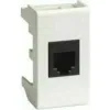 ДКС Компьютерная розетка RJ-45 кат.6, «Viva», 1 мод., белая
