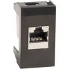ДКС Розетка RJ-45 кат.6,Viva,1 мод.,черн