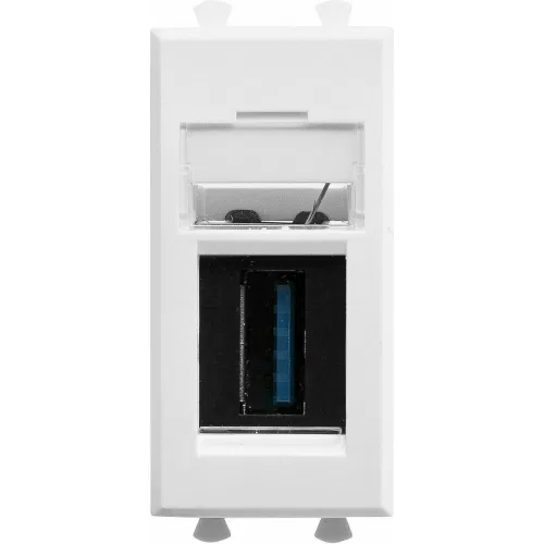 ДКС USB 3.0 розетка модульная, тип А-А, 