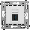 ДКС USB 3.0 розетка одинарная в стену, тип А-А, 