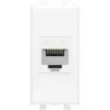 ДКС Компьютерная розетка RJ-45 без шторки модульная , кат.6А, 