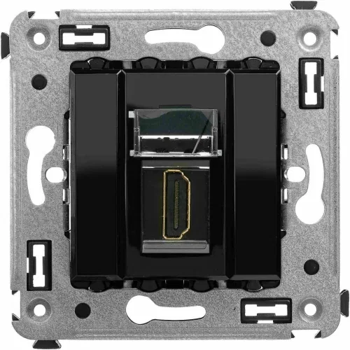 ДКС HDMI розетка одинарная в стену, тип А-А, 