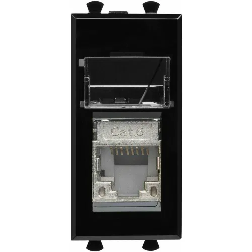 ДКС Компьютерная розетка RJ-45 модульная, кат.6 экранированная, 