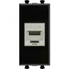 ДКС Компьютерная розетка RJ-45 без шторки модульная, кат.5е экранированная, 