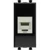 ДКС Компьютерная розетка RJ-45 без шторки модульная, кат.6А экранированная, 