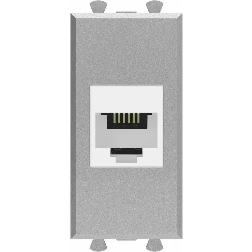 ДКС Телефонная розетка RJ-12 без шторки модульная, 