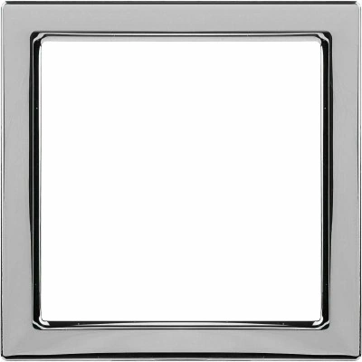 ДКС Декоративная вставка для рамок из натуральных материалов Avanti хром, 1 пост (2 мод.)