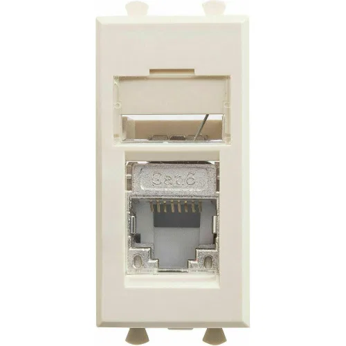 ДКС Компьютерная розетка RJ-45 модульная, кат.6 экранированная, 