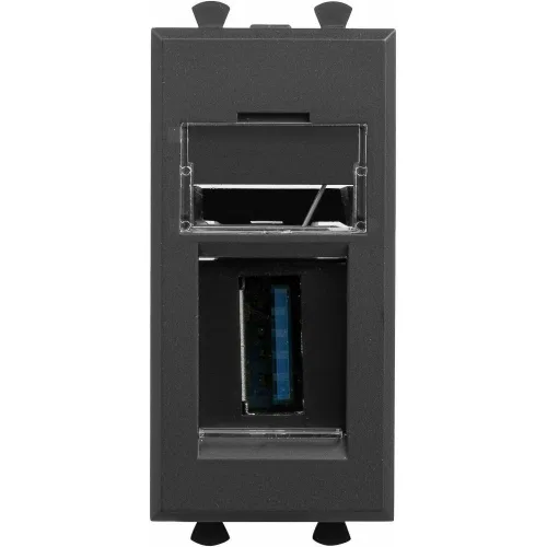 ДКС USB 3.0 розетка модульная, тип А-А, 