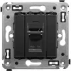 ДКС Телефонная розетка RJ-12 в стену одинарная, 