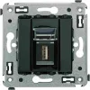 ДКС USB 2.0 розетка одинарная в стену, тип А-А, 