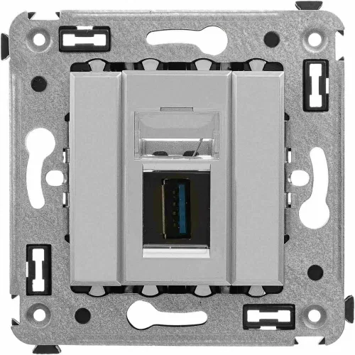 ДКС USB 3.0 розетка одинарная в стену, тип А-А, 