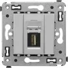 ДКС USB 2.0 розетка одинарная в стену, тип А-А, 