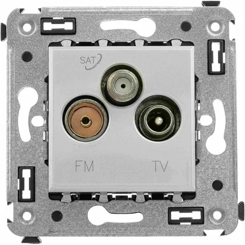 ДКС Розетка TV-FM-SAT в стену, 