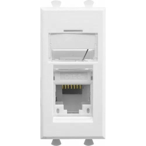 ДКС Компьютерная розетка RJ-45 модульная, кат.5е, 