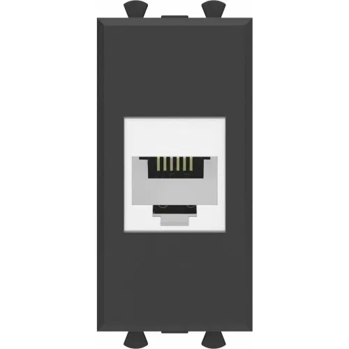 ДКС Телефонная розетка RJ-12 без шторки модульная, 
