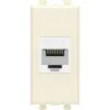 ДКС Компьютерная розетка RJ-45 без шторки модульная, кат.6, 