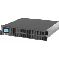 ДКС Онлайн ИБП ДКС серии Small Rackmount, 1000 ВА/900 Вт, 1/1, 6xIECC13,EPO, USB, RS-232, Rack 2U, з/у 1А, 2x9Ач