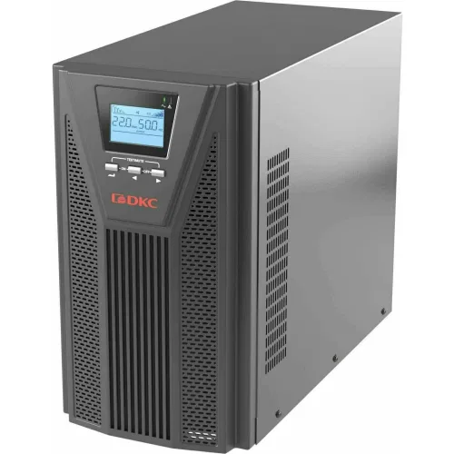 ДКС Онлайн ИБП ДКС серии Small Tower, 2000 ВА/1800 Вт, 1/1, 4xSchuko, EPO,USB, RS-232, RJ45, з/у 1А, 6x7Ач