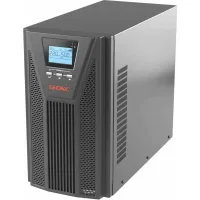 ДКС Онлайн ИБП ДКС серии Small Tower, 3000 ВА/2700 Вт, 1/1, 4xSchuko, EPO,USB, RS-232, RJ45, з/у 6А, без АКБ