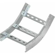 ДКС Угол вертикальный внутренний 45 градусов, 100х500 R600, горячеоцинкованный в комплекте с крепежными элементами и соединительными пластинами, необходимыми для монтажа