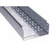 ДКС Лоток перфорированный 300х100 L 3000, нержавеющий