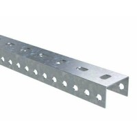 ДКС П-образный профиль PSL, L2000, толщ.1,5 мм, нержавеющая сталь AISI 304