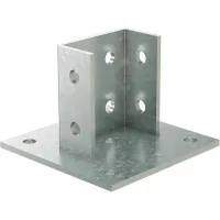 ДКС Усиленное крепление к потолку для двойного С-образного профиля 41х41,INOX