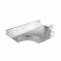 ДКС Ответвитель Т-образный 100х400, 0,8 мм, INOX304 в комплекте с крепежными элементами и соединительными пластинами, необходимыми для монтажа