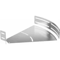 ДКС Горизонтальный изменяемый угол СРО 0-45град. 600x80, 0,8 мм, AISI 304