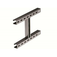 ДКС H-образное крепление к вертикальной двутавровой балке, 400 мм, INOX 304