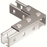 ДКС Пластина соединительная L-обр., длина 90х140 мм, 4отв., горячеоцинкованная