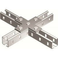 ДКС Пластина соединительная Х-обр., горячеоцинкованная