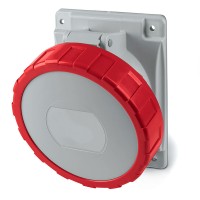 ДКС Розетка панельная с наклоном IP67 32А 3P+E 400В