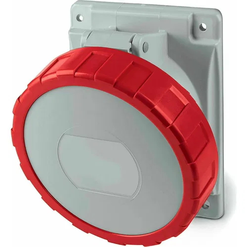 ДКС Розетка панельная с наклоном IP67 32A 3P+E+N 400В