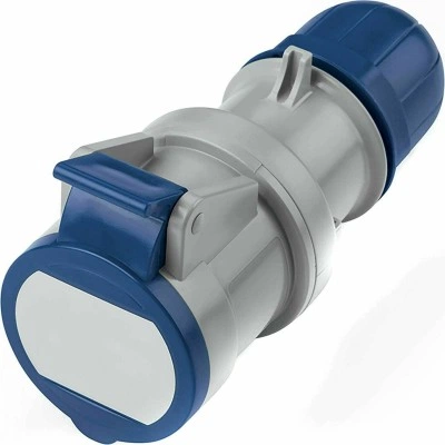 ДКС Розетка кабельная с безвинтовыми клеммами IP44 16A 2P+E 230В