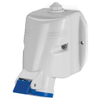 ДКС Розетка настенная с безвинтовыми клеммами IP44 16A 2P+E 230В