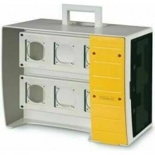ДКС MBOX2. Корпус на 16 модулей и 6 постов с основанием 70х87 мм.