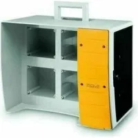 ДКС MBOX2 Корпус на 16 модулей и 4 поста с основанием 136х125 мм.